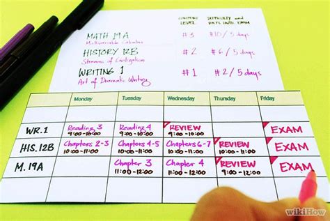 How To Create A Study Schedule Study Schedule Study Study Tips