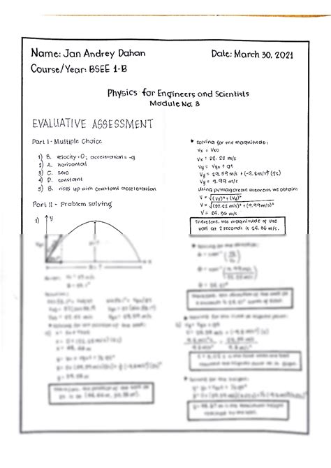 Solution Physics Worksheet With Solutions Studypool Worksheets Library