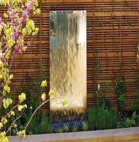 Stainless Wall Mirror Water Feature The Garden Factory In 2020