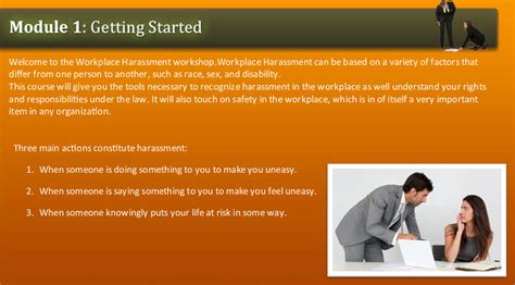 Getting Started Workplace Harassment Freshskills