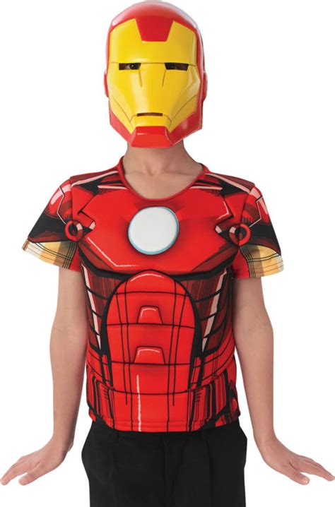 Plastron Et Masque Iron Man Avengers Assemble Enfant Déguisements