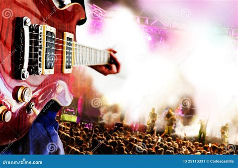 Live Music Background Stock Image - Image: 25110331