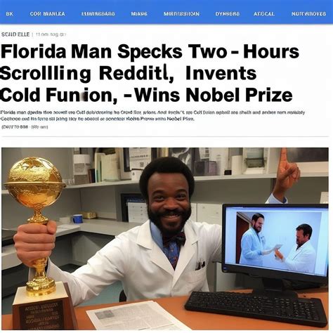 Florida man meme headline about reddit : r/weirddalle