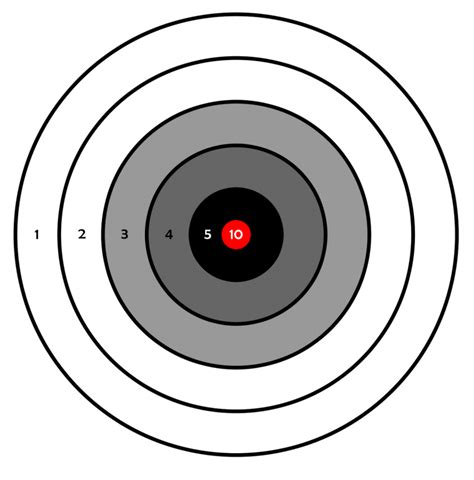 Printable Target For Shooting Web Crooked Bend Has Mashed Together A