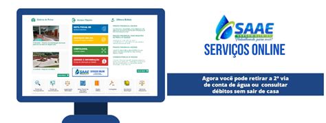 Saae Disponibiliza Servi Os Online Para Retirada De Via De Conta E