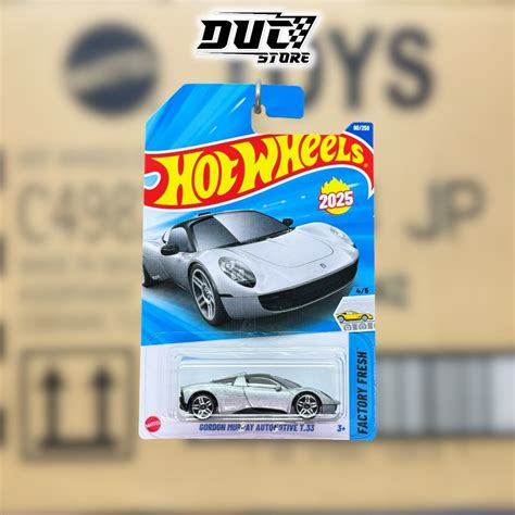 Ducstore Model Car HYW23 Hot Wheels Gordon Murray Automotive T 33 Basic D Case 2025 Shopee