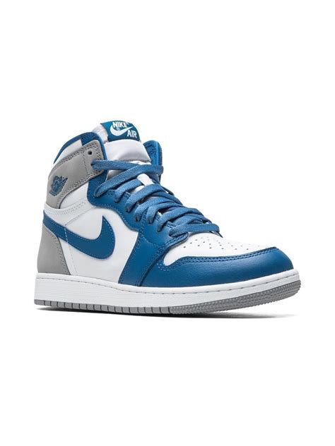 Jordan Kids Jordan 1 Retro High "True Blue" Sneakers | Blue | FARFETCH