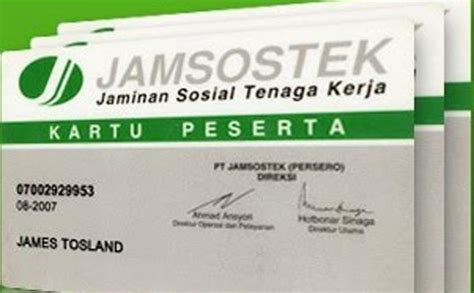 Jadi BPJS Jamsostek Luncurkan Kartu Pintar TribunNews