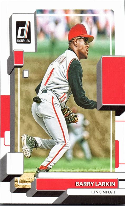 2022 Donruss 87 Barry Larkin Cincinnati Reds Free Ship Ebay