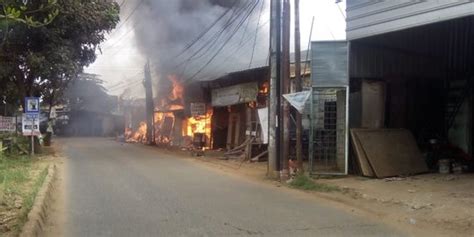 Kebakaran Hanguskan Kios Di Depok Diduga Akibat Korsleting Listrik