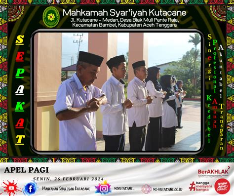 Apel Pagi Ms Kutacane Senin Februari