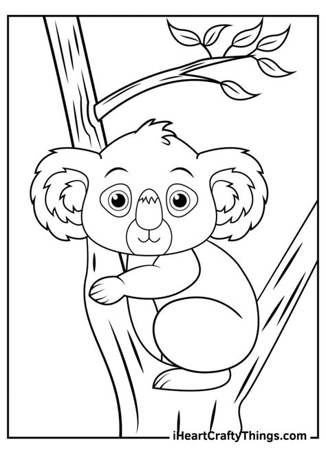 Printable Koala Coloring Pages Printable Templates