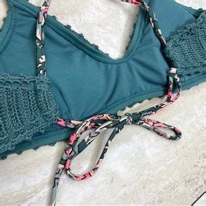 Xhilaration Swim Xhilaration Crochet Bralette Bikini Swim Top S Poshmark