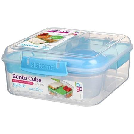 Sistema Bento Cube Lunch Box 1 25 L Food Storage Container With