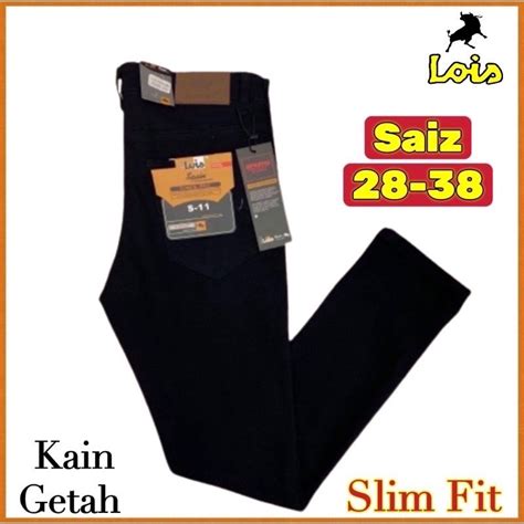 Promosimen Jeans Black Slim Fit Long Pant Seluar Panjang Hitam Black