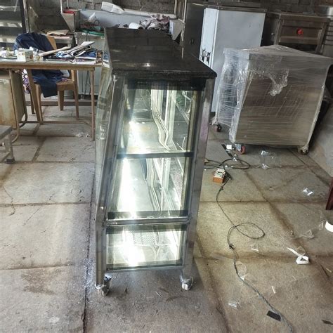Stainless Steel Rectangular Hot Food Display Case For Restaurant Capacity Good For Puffs