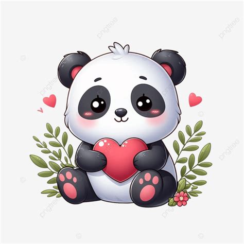 Linda Pareja De Osos Panda Abraz Ndose Png Dibujos Lindos Osos Panda