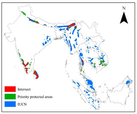 Asian Elephant Habitat Map