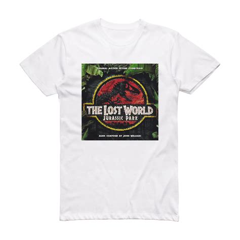 John Williams The Lost World Jurassic Park Album Cover T Shirt White