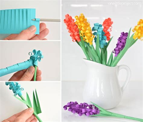 These Paper Hyacinth Flowers Are Easy To Put Together And Make A Gorgeous Diy Bouquet Such A