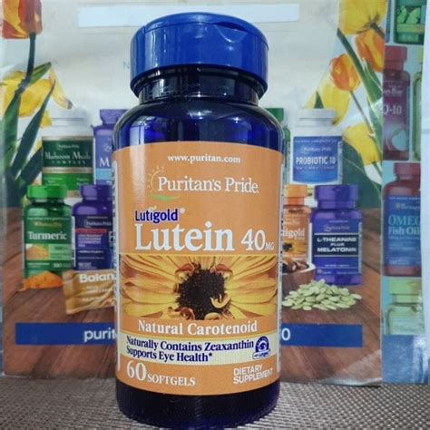 Lutein 40mg 60 Softgels With Zeaxanthin Lutigold EXPIRY March 2026