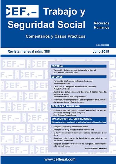 La Transición De La Economía Informal A La Formal A Propósito De La