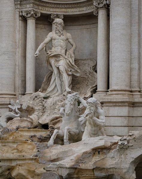 Statue of Oceanus at Trevi Fountain in Rome, Italy · Free Stock Photo