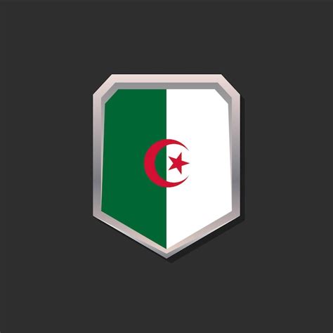 Premium Vector Illustration Of Algeria Flag Template