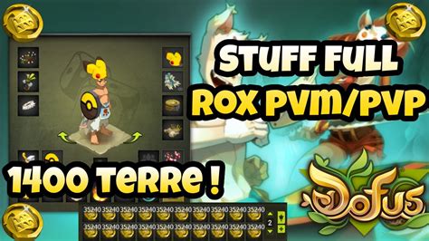 DOFUS Présentation stuff full terre crit à 15 millions de kamas