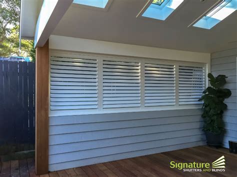 Aluminium Privacy Screen S Signature Shutters Blinds