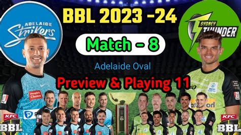 BBL 2023 24 Schedule BBL Match 8 Adelaide Strikers Vs Sydney Thunder