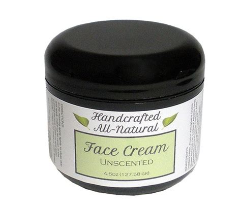 Natural Vegan Face Cream Unscented Dye Free Moisturizer