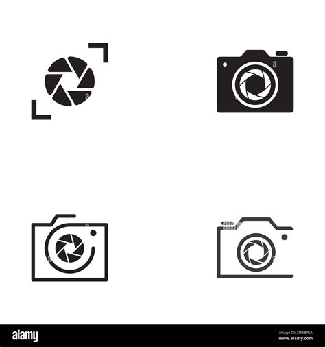 Photography Camera Logo Lens Camera Shutter Digital Line