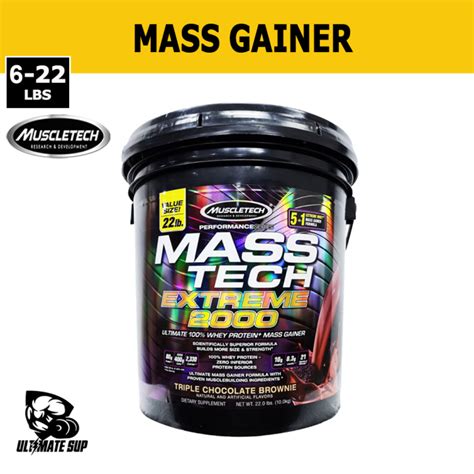 Muscletech Mass Tech Extreme Masstech Elite Mass Gainer