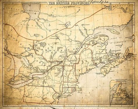 Canada British America map of 1869 Our beautiful pictures are available ...