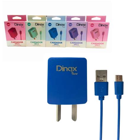 Cargador Dinax Usb A Tipo C A Colores Daz Importadora