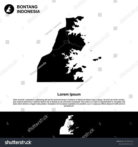 Map One Provinces City Indonesia Bontang Stock Vector (Royalty Free ...