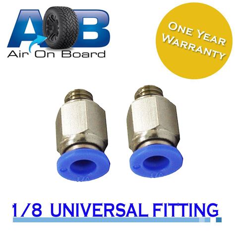 2 Of 1 8 BSP M To 1 4 PU Diff Breather Fittings AIR ON BOARD AOB