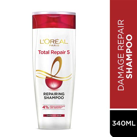 Buy L'Oreal Paris Total Repair 5 Repairing Shampoo with Keratin XS ...