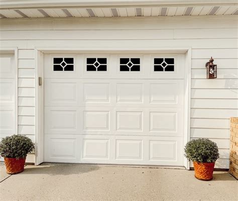 Garage Door Window Decal Faux Window Garage Door Decals Etsy