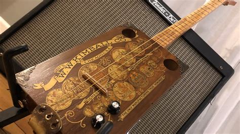 Demo And Time Lapse Build Of A Cigar Box Guitar Youtube