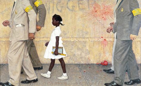 Norman Rockwell Painting Of Ruby Bridges Is On Display At The White