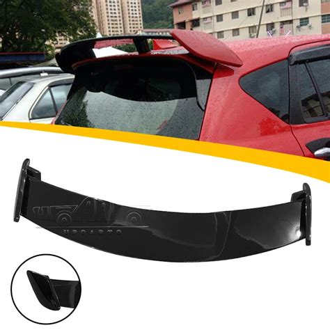 ABS Plastic Carbon Fiber Amg Style Rear Spoiler Wing For Perodua Myvi