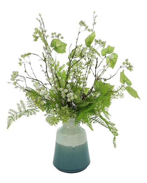 Buy Creative Displays Pussy Willow Floral Display Blue At Off Editorialist