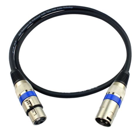 M Ft Xlr Mic Shield Cable Male To Female Balance Pin Mic Shielded