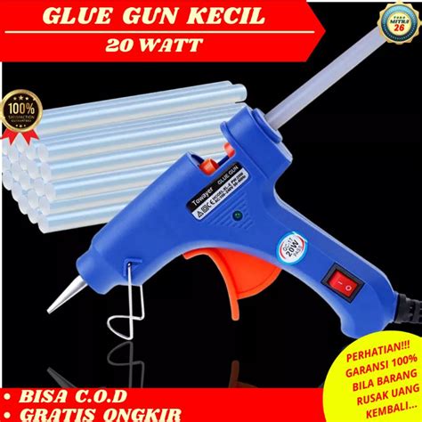 Jual Glue Gun Kecil Watt Tembak Lem Lilin Kecil Watt Shopee