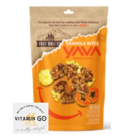 East Bali Cashews Granola Bites 125g Yava Bali Granola With Cashews