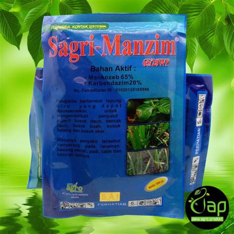 Jual FUNGISIDA KONTAK SAGRI MANZIM 65 20WP 100GRAM Shopee Indonesia