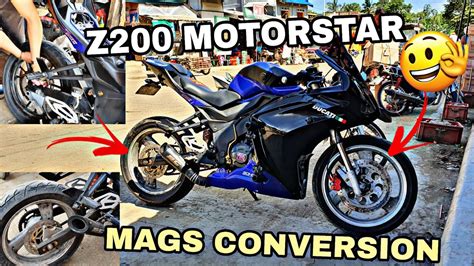 Z200 Motorstar Mags Conversion YouTube