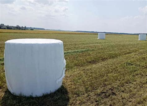 250 Mm Grass Hay Bale Silage Wraps Agricultural Plastic Wrapping